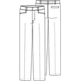 thumbnail image 3 of Classroom School Uniforms Big Kid Plus Low Rise Pant 51073, 14h, Black, 3 of 3
