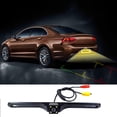 thumbnail image 1 of Binmer Long License Frame Camera Car HD Rear View Camera Reversing Image Night Vision Car Camera 170° Wide Angle Night Light 4 Lights Rear View, 1 of 9