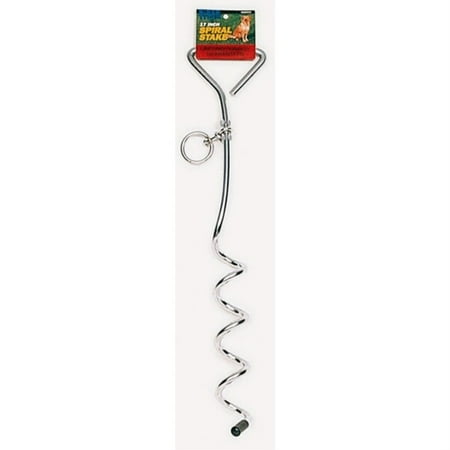 Coastal Pet Titan Dog Spiral Tieout Stake Out Doors 8Mm By 17 In For Dogs Pets