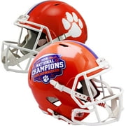 Riddell Clemson Tigers College Football Playoff 2019 National Champions Logo Speed Replica Helmet