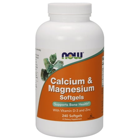 NOW Supplements, Calcium & Magnesium, 240 (Best Way To Supplement Magnesium)
