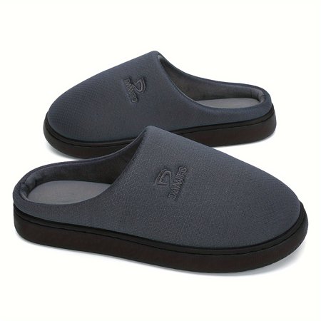

Mens Memory Foam Slippers House Slide Sandals Bedroom Home Indoor Cozy Closed Toe Shoes