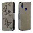 thumbnail image 2 of Dteck Case For Redmi Note 7 Elegant Embossed Butterfly Cash Slots Bookstyle Wallet PU Leather Durable Magnetic Closure Flip Kickstand Shockproof Compatible Xiaomi Redmi Note 7 , Gray, 2 of 7