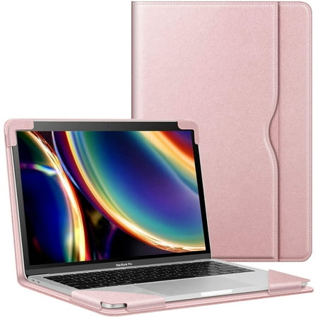 Sleeve Case for MacBook Air 13 A2237 (M1)/A2179/A1932 (2018-2020), PU Leather Folio Book Cover