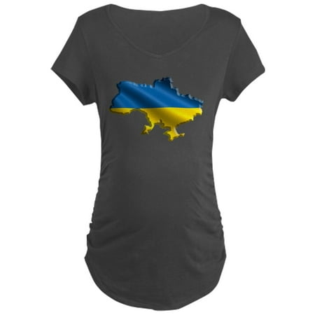 

CafePress - Ukraine Pride Love Ukrainian Fla Maternity T Shirt - Maternity Dark T-Shirt