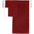 thumbnail image 4 of Hawmam Linen Red Burgundy Bathroom Set - 6-Piece 100% Turkish Cotton - 2 Bath Towels, 2 Hand Towels, 2 Washcloths - Soft, Plush, Quickdry, High Absorbent - Bathroom Accessories, Dorm Room Essentials, 4 of 6
