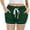 Green, variant on IROINNID Women's Drawstring Elastic Waist Casual Shorts With Pocket