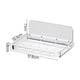 thumbnail image 3 of Estante Flotante de Acrílico Transparente Gyy240514001 | Organizador de Pared Plegable con Adhesivo para Instalación Sin Taladros | Expositor Antideslizante para Toallas de Baño y Cosméticos, Ideal p, 3 of 3