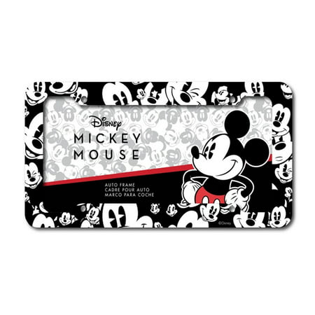 Disney Mickey Mouse Expressions Emotions Plastic License Plate frame Universal