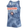 thumbnail image 2 of Women's Concepts Sport Navy Houston Astros Billboard Racerback Tank Top & Shorts Set, 2 of 5
