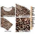thumbnail image 6 of Fantaslook Womens Tops 3/4 Sleeve with Buttons Dressy Casual Blouses Summer Shirts Beach Vacation Trendy Clothes, 6 of 9