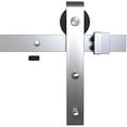 thumbnail image 6 of JUBEST 7FT Sliding Standard Single Track Barn Door Hardware Kit, Silver Nickel, 6 of 7