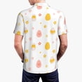 thumbnail image 3 of Balery Funny Chicken Printed Men’s Short Sleeve Polo Shirt, Midweight Men's Shirt,Golf Polo shirts -4X-Large, 3 of 8