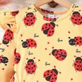 thumbnail image 4 of yboeqw Kids Girl Clothes Set Long Sleeve Top Shirt Cute Legging Pants Outfit 2 Piece Outwear Clothes,Size 6-7 Years, 4 of 7