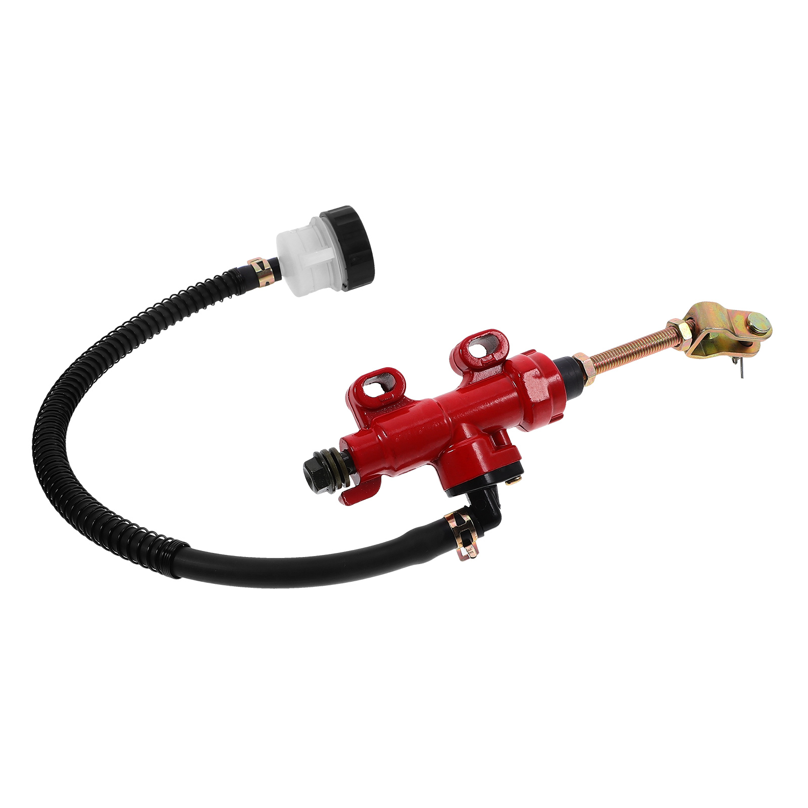Motorcycle Handlebar Hydraulic Brake & Clutch Master Cylinder Set - Left & Right, Chrome, 1 Inch (25mm) Perch