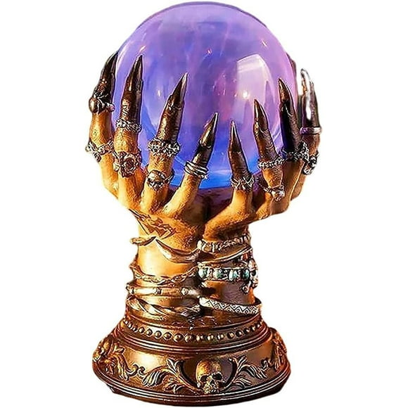 Bticx Plasma Ball - Plasma Ball Lamp with Base, Crystal Ball