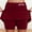 Wine, variant on Women's Mid Rise Culottes With Pocket Sports Casual Fashion Printed Skirt Poodle Skirt for Girls Girls Sequin Skirt Trendy Skirts Bikini Skirt Bohemian Skirts for Women Long Jean Skirt Sweat Skirt