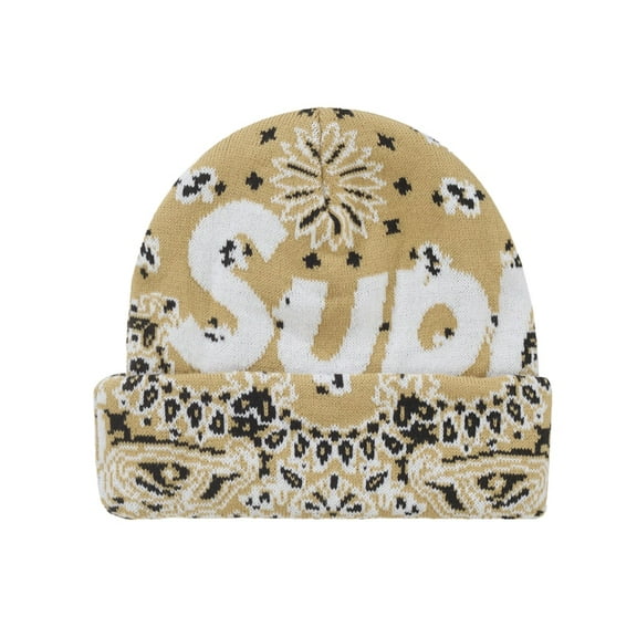 Supreme Bandana Big Logo Beanie, from StockX