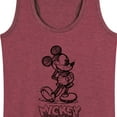 thumbnail image 3 of Mickey & Friends - Mickey Sketch - Women's Racerback Tank Top, 3 of 5