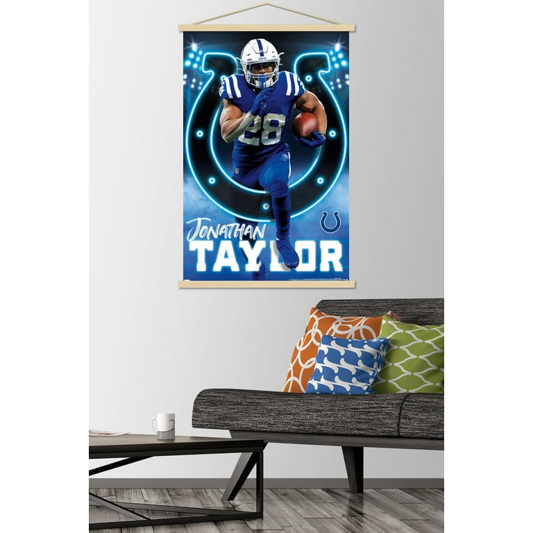 NFL Indianapolis Colts - Jonathan Taylor 22 Wall Poster with