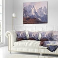 thumbnail image 2 of Designart Snowy Tatra Mountains in Spring - Landscape Printed Throw Pillow - 18x18, 2 of 4