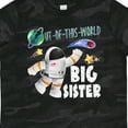 thumbnail image 4 of Inktastic Out of This World Big Sister Astronaut in Space Girls Toddler T-Shirt, 4 of 5