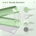thumbnail image 5 of KOMI for Google Pixel 8 Case, Liquid Silicone Case with 2X Screen Protectors, Full Body Protective Cover, Shockproof, Slim Phone Case, Anti-Scratch Soft Microfiber Lining 6.2", Green, 5 of 5