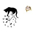 thumbnail image 1 of Reloj de pared,Reloj de pared de gato para sala de estar,dormitorio decorativo.,Reloj colgante de pared para cocina y baño moderno,sofá de casa de muñecas,Muebles de casa de muñecas,modelo, 1 of 8