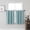 Aqua, variant on MKHILL Vela Black Blackout Tier Curtains 24 Inch 2 Panels, Thermal Insulated Room Darkening Rod Pocket Cafe Curtains for Kitchen Sink Bathroom Small Window Camper, Each 30"W x 24"L