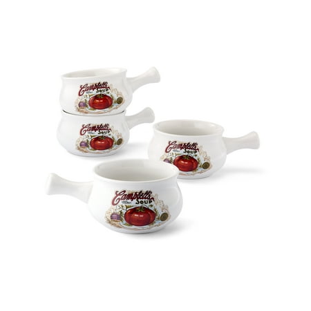 Campbell's Set of 4 pcs , 18oz soup mug with one handle WMT-L149