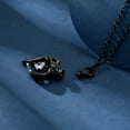 thumbnail image 5 of Heart Shaped Rose Pendant Necklace Ladies Heart Necklace Heart Urn Necklace for Ashes Memorial Cremation Jewelry for Women Men Human, 5 of 6