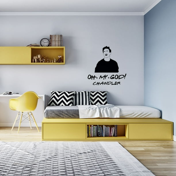 Comedy Sitcom Friends Wall Decal X 21 Adhesive Home Decor Chandler Famous Line Art