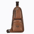 thumbnail image 2 of Bolso bandolera de piel sintética para hombre – Bolso de hombro informal de negocios para viajes, trabajo y uso diario., 2 of 6