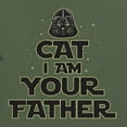 thumbnail image 2 of Cat I Am Your Father Cat Lover Mens Premium Tri Blend T-Shirt, Military Green, Medium, 2 of 5
