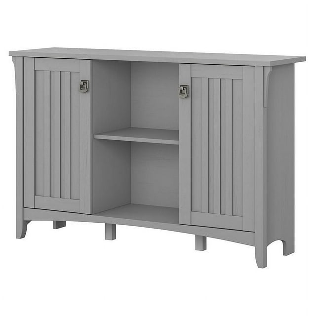 Bush Furniture Salinas Armoire de Rangement d'Accent avec Portes, Gris