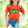thumbnail image 2 of Baby Girl Tops St Patricks Day Funny Shamrock Short Sleeve Everyday Summer Tops Clothes for Girls Size 3-4 Years, 2 of 4