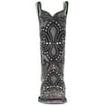 thumbnail image 5 of Corral Boots Womens Glitter Studded Tooled Inlay Snip Toe Cowboy  Mid Calf, 5 of 5