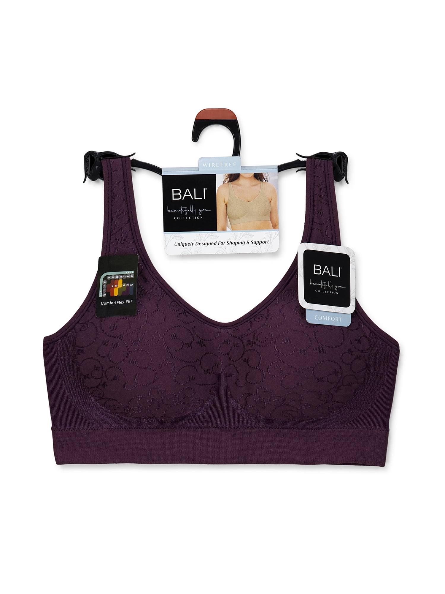 Bali Women’s Seamless Wireless Bra - Beautifully You - Sizes S-3XL