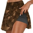 thumbnail image 4 of BiZtdJrK Tennis Sport Skort for Women Camo Print High Waist Athletic Skirt Gym Workout Skorts on sale clearance items Coffee XXL, 4 of 8
