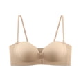 thumbnail image 4 of ibiyuan Front Closure Bras for Women Strapless Bra with Detachable Shoulder Straps Non Slip Push Up No Underwire Bandeau Bras, 4 of 4