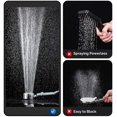 thumbnail image 3 of Ducha de mano, cabezal de ducha antical ahorrador de agua, cabezal de ducha de hélice de alta presión, sistema de filtro de tres niveles con 6 filtros de algodón de polipropileno reemplazables, 3 of 5