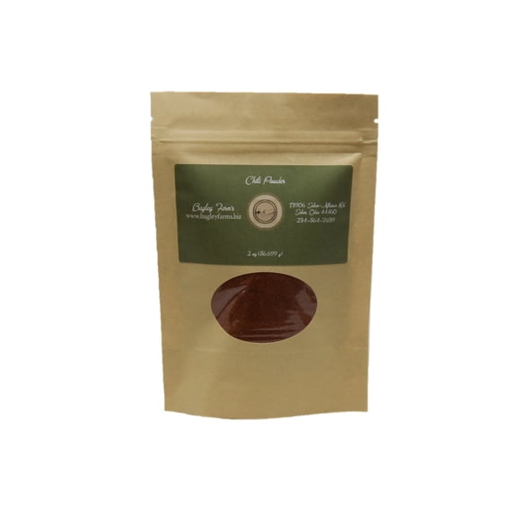 Bagley Farm's Organic Chili Powder, Salt Free 2 oz Certified Organic