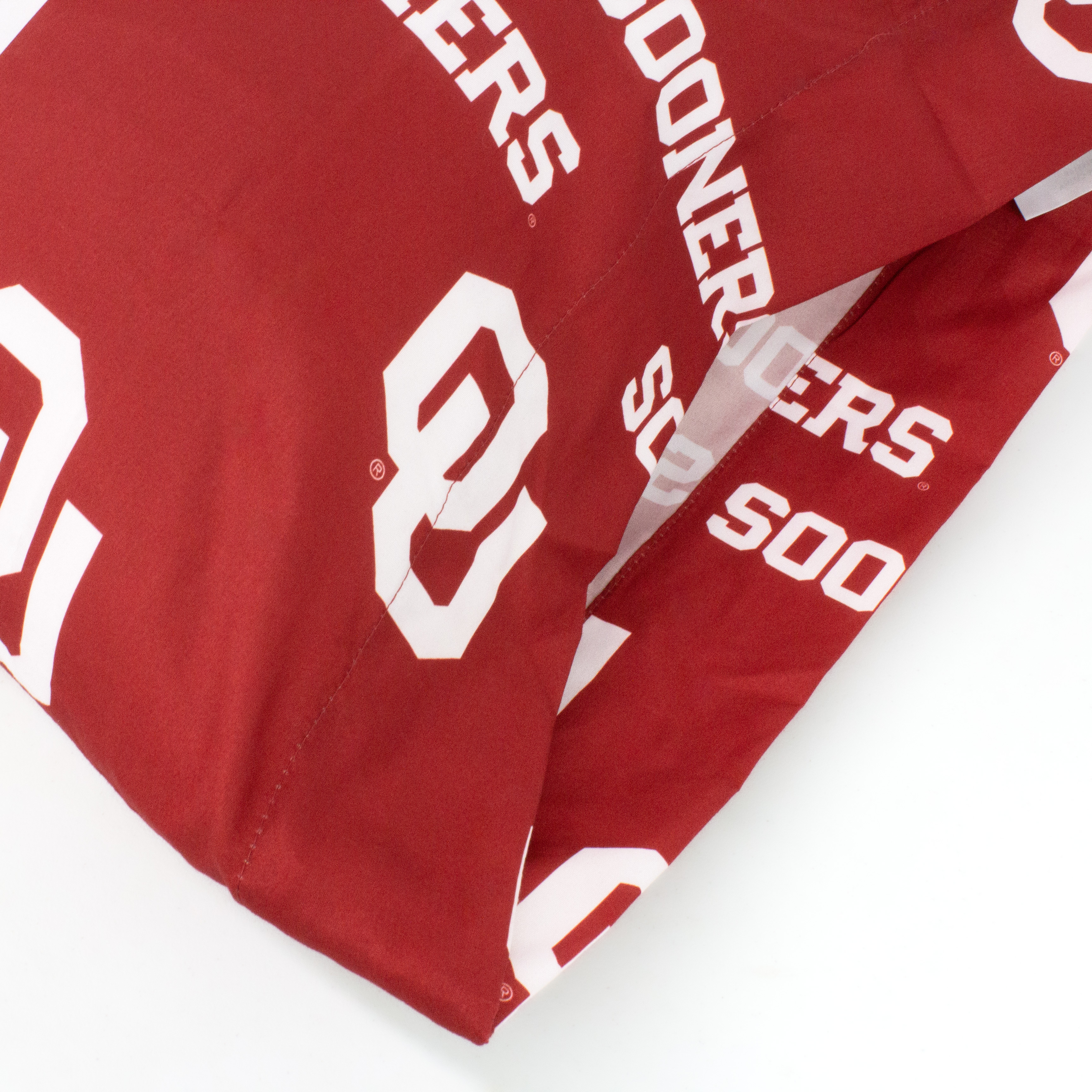 Oklahoma Sooners Pillowcase Pair, Standard, 20" x 30" (2 Standard Pillowcases)