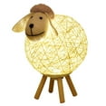 thumbnail image 1 of Tignapoo Cozy Sheep Night Light with Remote Control - Large Size, Gray Sheep Head, USB Rechargeable, Multiple Brightness Levels, Ideal for Kids' Sleep Environment, 1 of 6