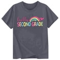thumbnail image 4 of FUZHIQ Back to School Shirt Hello Fourth Grade Tshirt for Kids Girls Boys First Day of School Rainbow Graphic Tee Outfit, 0-1 Years, 4 of 4