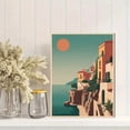 thumbnail image 2 of UXIEQU Coastal Village Canvas Wall Art 15.75x11.81 Inches, 2 of 8