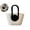 White with black, variant on WNFJR Chic Woven Cotton Rope Handbag for Women - Vibrant Large Tote Shoulder Carryall Bag