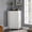 White + MDF, variant on Modern Triangle Corner Bathroom Storage Cabinet with Doors & 2 Adjustable Shelves, Moisture Resistant Waterproof MDF Floor Cabinet for Kitchen Pantry Laundry Living Room