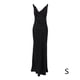 thumbnail image 2 of Sonducket Vestido dividido con escote en V para mujer, vestidos sexis ajustados sin mangas de verano de Color sólido, ropa informal de algodón hasta el conjuntos de ropa S Sonducket AP012247-01, 2 of 5
