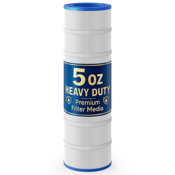 Upgraded CC150 Pool Filter Cartridge Replacement, Compatible with Pentair Clean & Clear 150, Predator 150, Posi-Clear PXCRP150, Replaces R173216, Pleatco PAP150, 5oz Heavy Duty Fabric